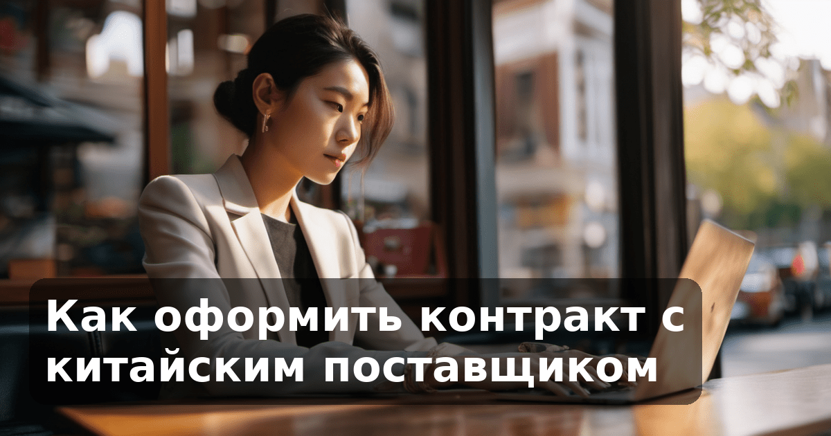 Как оформить контракт с китайским поставщиком