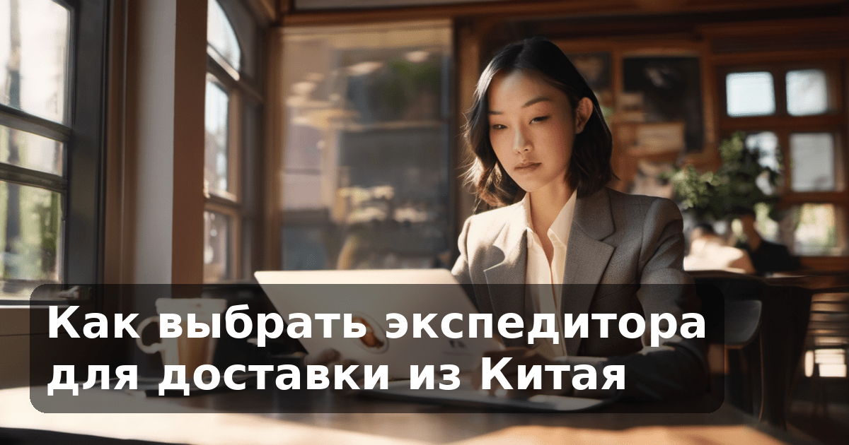 Как выбрать экспедитора для доставки из Китая