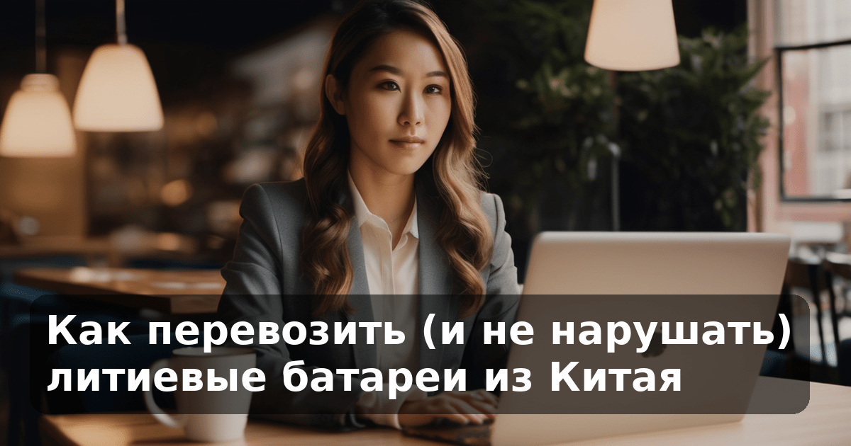 Как перевозить (и не нарушать) литиевые батареи из Китая