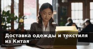 Доставка одежды и текстиля из Китая