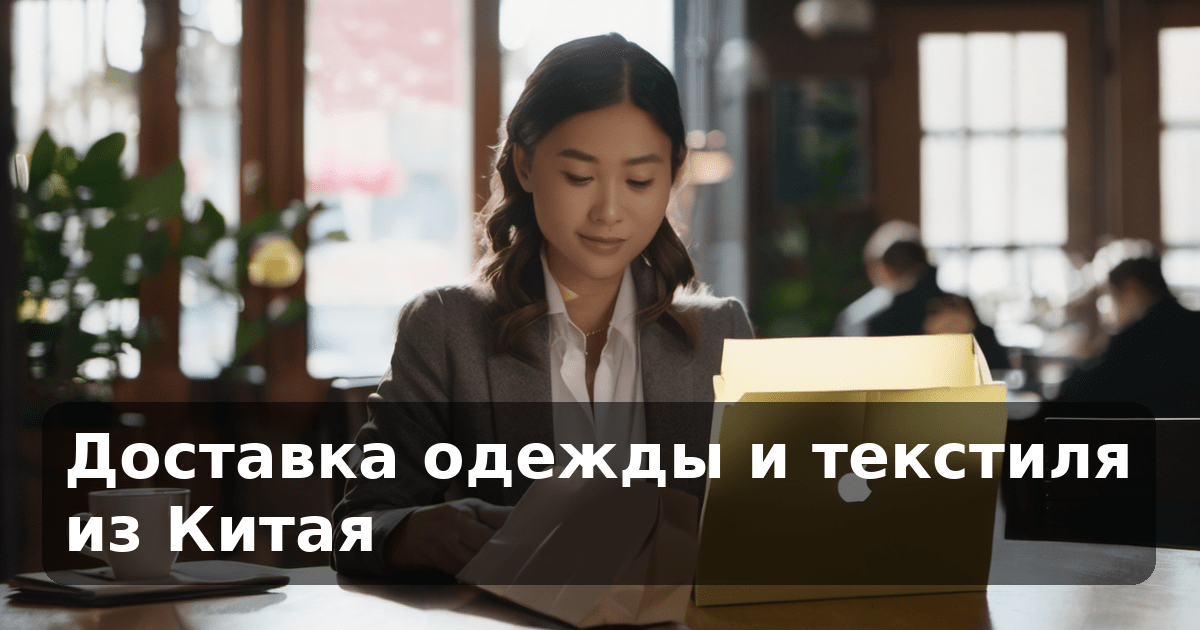 Доставка одежды и текстиля из Китая