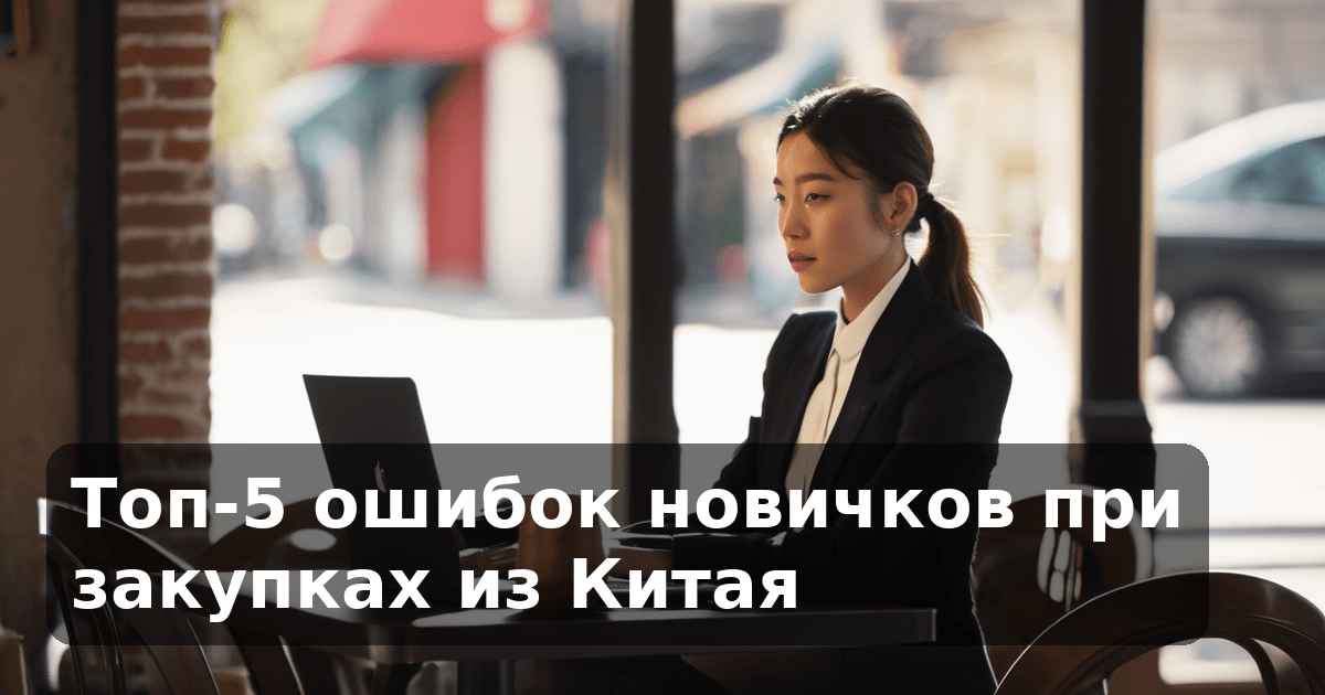 Топ-5 ошибок новичков при закупках из Китая