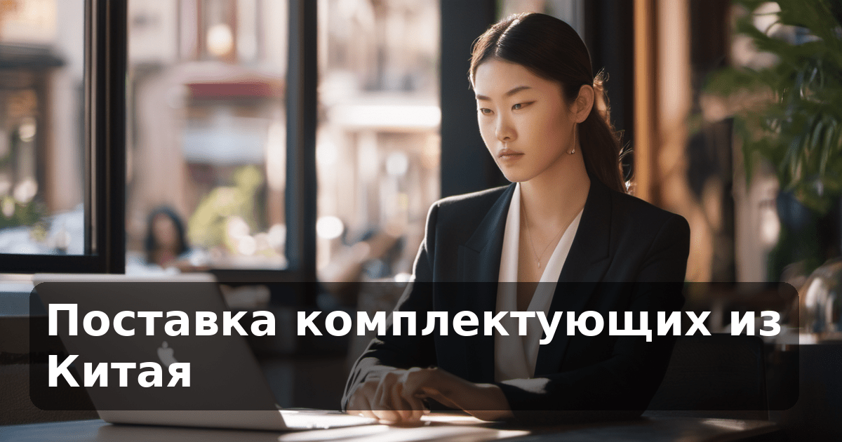 Поставка комплектующих из Китая